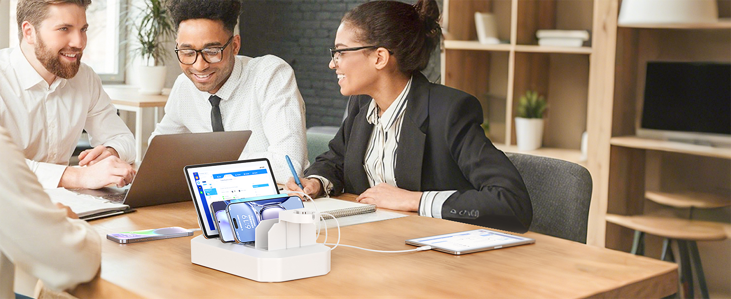 fast charging station for multiple device