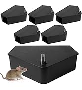 Anblak 6 Pack Rat Station Box with Keys, Rodent Station Keeps Rats Away, Keeps Children and Pets ...