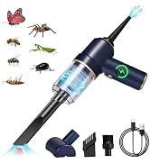Bug Vacuum with Long Nozzle: 5 in 1 Handheld Cordless Car Vacuum Cleaner for Adults Car Home Offi...