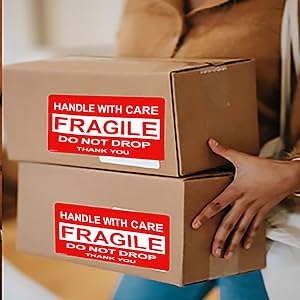 4x6 Fragile stickers for shipping