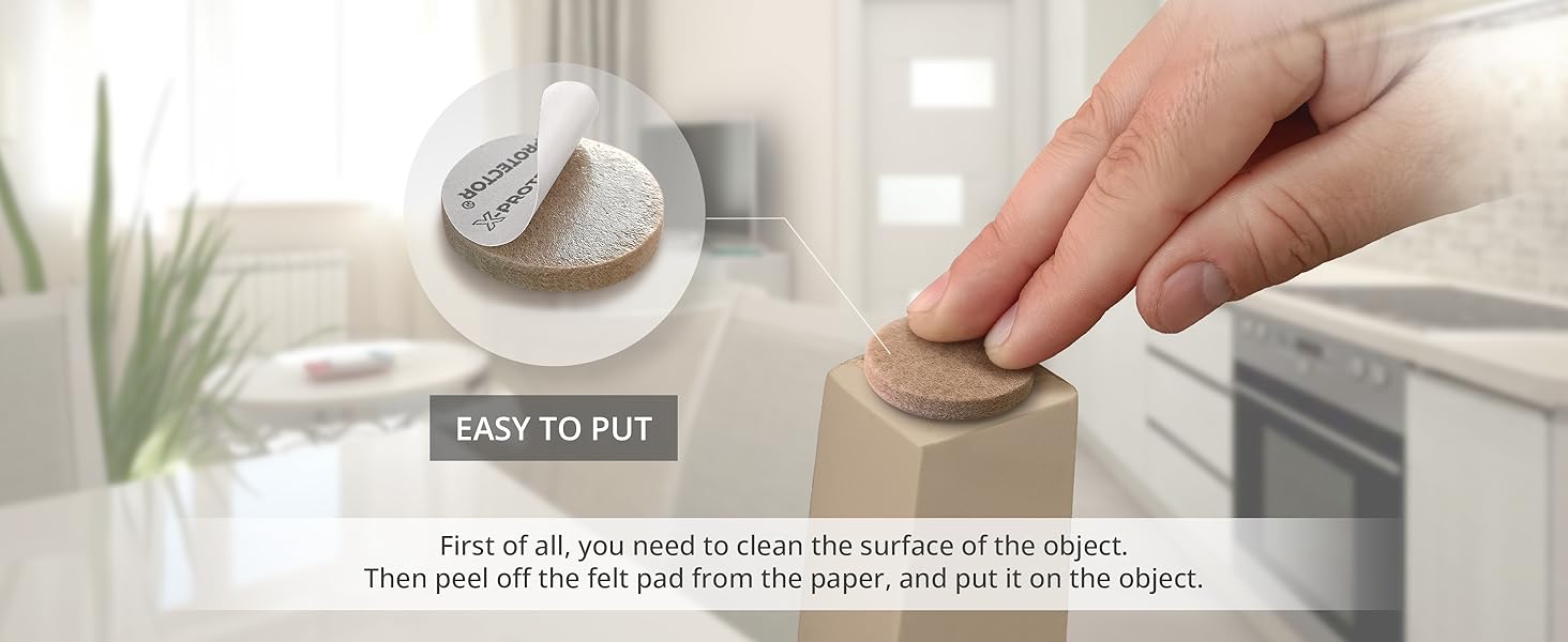 felt furniture pads for hardwood