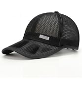 ELLEWIN Unisex Breathable Quick Dry Mesh Baseball Cap Running hat