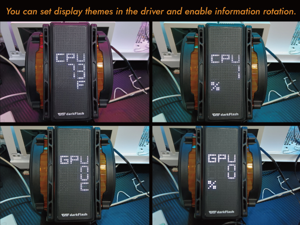 darkFlash E400 CPU Cooler Fan