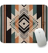 Western Mouse Pad, Western Desk Accessories Office Decor, Boho Aztec Rug Mouse Pad for Computers ...