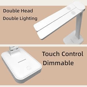 double head desk lamp