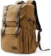 BAGSMART Camera Backpack, DSLR Camera Bag, Waterproof Camera Bag Backpack for Photographers, Fit ...