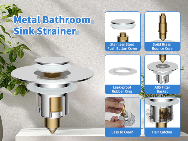 universal sink drain plug