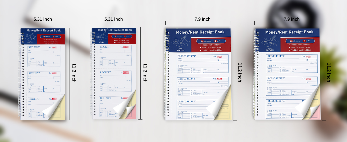 receipt book