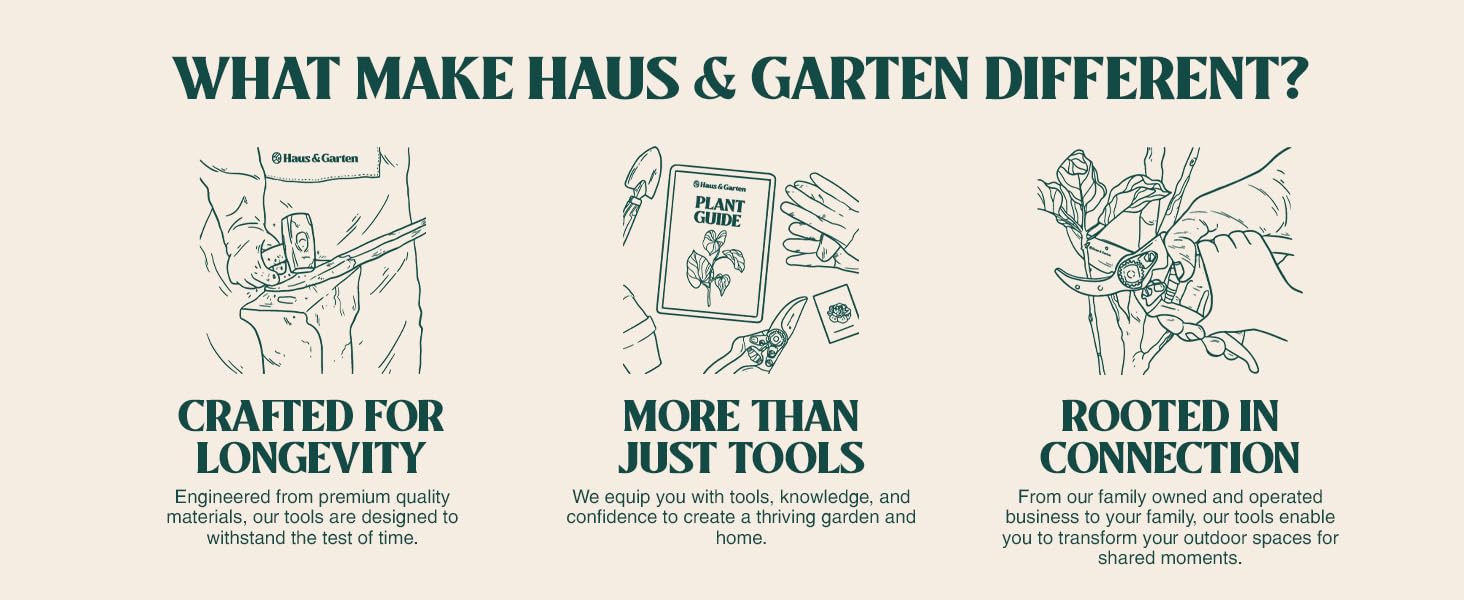 Haus and Garten EnduroPRO pruner, garden tools, pruning shears, bypass garden scissors
