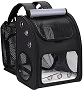 COVONO Expandable Pet Carrier Backpack for Cats, Dogs and Small Animals, Portable Pet Travel Carr...