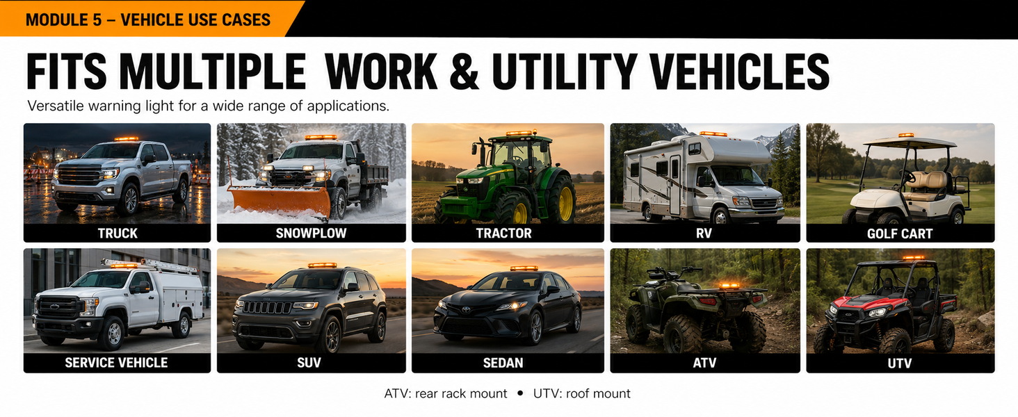 plow truck snow plow mail carrier postal route service vehicle amber led light