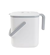 BLUE GINKGO Kitchen Compost Bin - Easy Clean Food Waste Bin for Kitchen with Handles | Countertop...