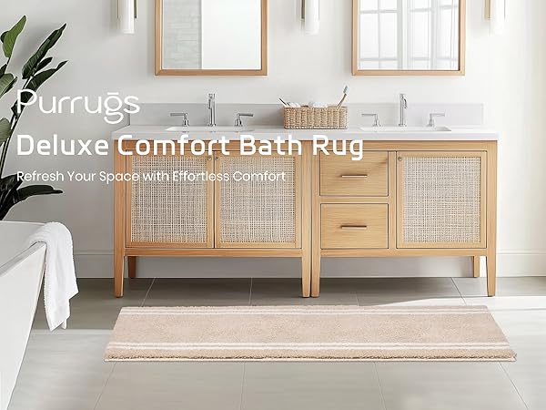 Machine Washable Bath Rug
