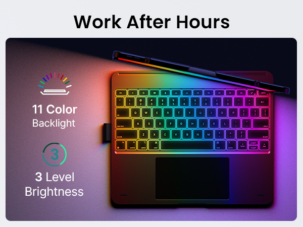11-color backlit