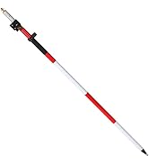GEOLENI Aluminum Prism Pole with Quick Release Clamp (2.6M)