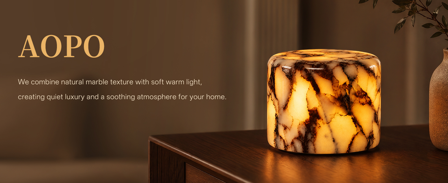natural marble lamps