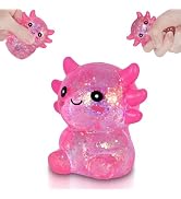 Puffwize Axolotl Squishy Toy, Cute Slow Rising Fidget Toy for Stress Relief, Soft Squeeze Sensory...