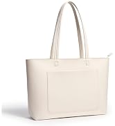 Fancy Forest Faux Leather Tote Bag for Women – Vegan Leather Shoulder Purse with Zipper for Work,...