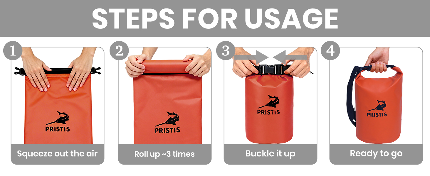 Easy to use Waterproof Dry Bag Durable Lightweight Kayak Storage Gear Men Women Fishing Accessory