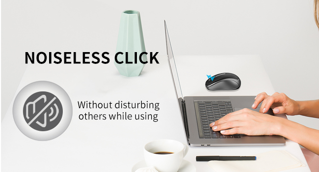 NOISELESS CLICK MOUSE