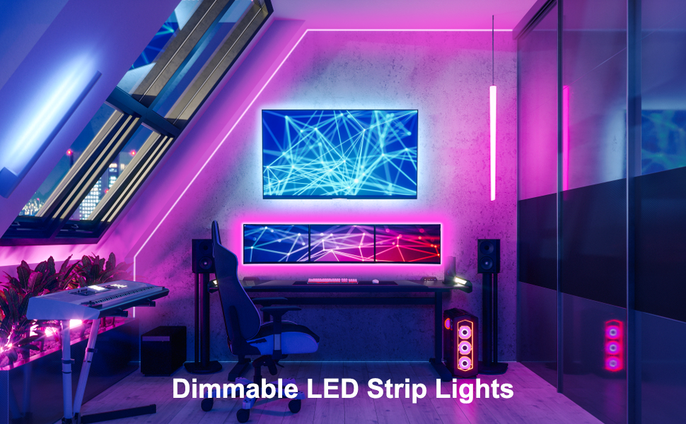 dimmable led lights strip