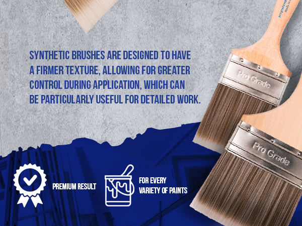 synthetic chip brush