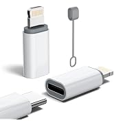 YFMaiQi MFi Certified USB C to Lightning Adapter 2 Pack,27W Fast Charging | Fast Charging and Dat...
