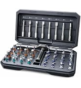 42 in 1 Ratchet Screwdriver Set, Magnetic Ratcheting Screwdriver Set with T Handle, Multi Bit Scr...