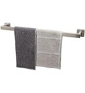 TocTen Bath Towel Rack - Square Base Thicken SUS304 Stainless Steel Towel Bar for Bathroom, Bathr...