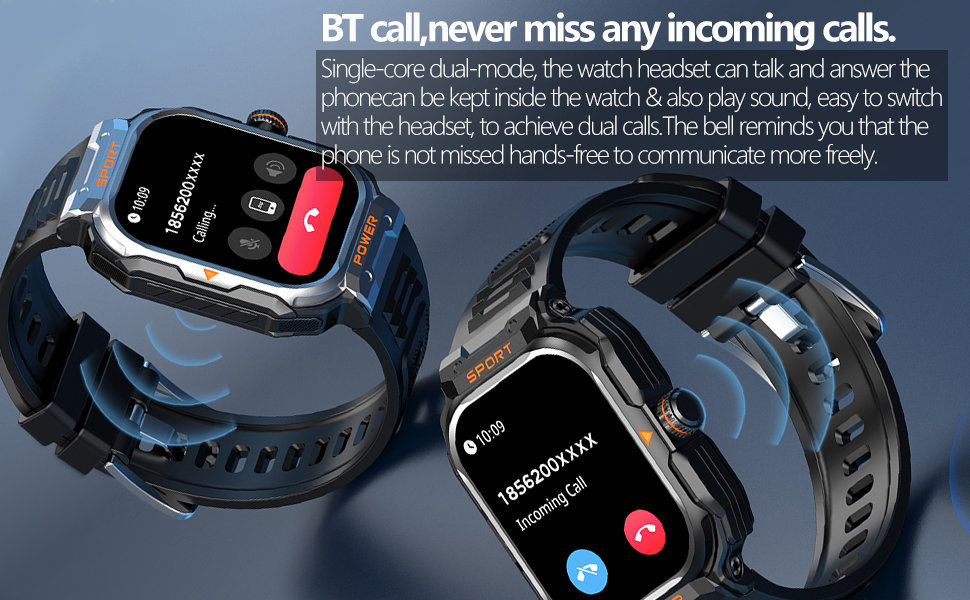 smart watch with earbuds