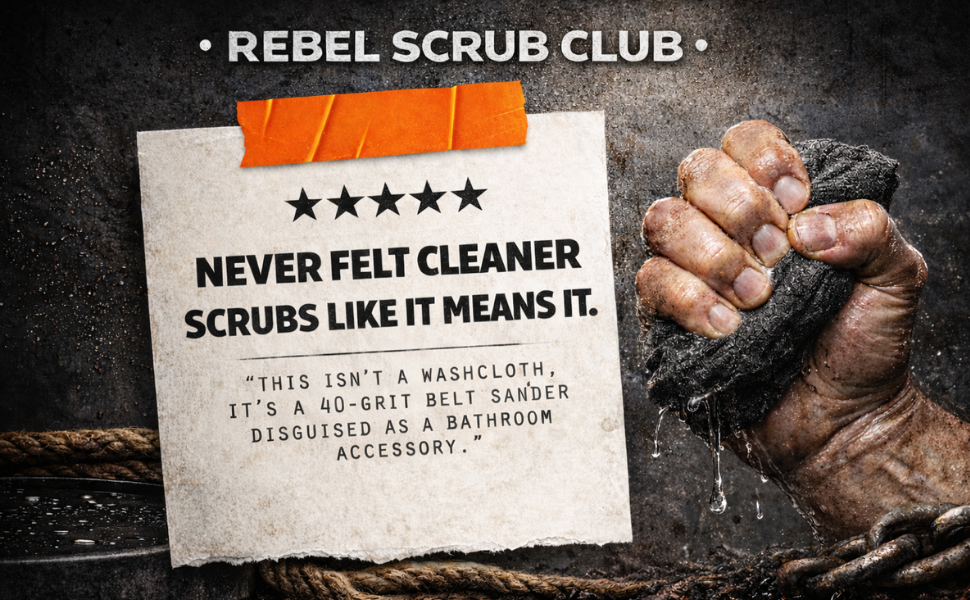 Rebel Scrub Club exfoliating washcloth