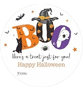 Alynta Happy Halloween Stickers 2 Inch 60PCS Halloween Boo Pumpkin Ghost | Bat Spiders Stickers L...