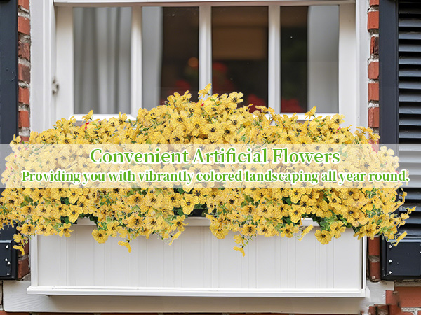 convenient artificial flowers
