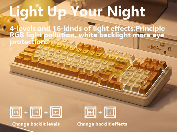 AUSDOM 98PRO Wireless Mechanical Keyboards