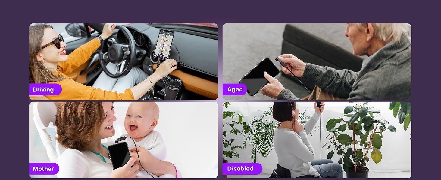 Magnetic Phone Charger Cable Adapter