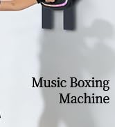 Abahub Music Boxing Machine for Adults & Kids - 11 Modes & Bluetooth Boxing Punch Machine, Home F...