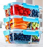meal prep lunch box oven safe takeout durable pack no leak dishwasher bento box stack seal bakeware