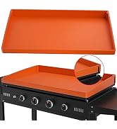 36 Inch Griddle Cover Silicone Protective Mat for Blackstone, Upgrade All-Round Edge Silicone Gri...