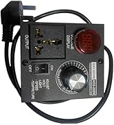 AC Motor Speed Controller Voltage Regulator 4000W, 110V/220V to 10-220V Adjustable Output, 9A/18A...