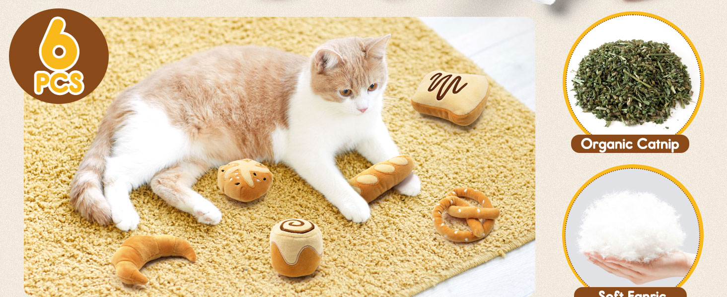 Bread Catnip Toys