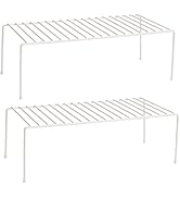 Lonian Kitchen Cupboard Organiser, Home and Kitchen Storage Shelf Wire Rack Made of Metal for Kit...