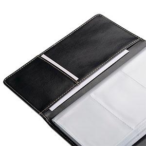 business card organizer book