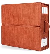 Bed Sheet Organizers and Storage 1 Pack Queen/King Size Foldable Sheet Organizer for Linen Closet...