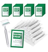 Xuezoioy Disposable Razors Bulk - Pack of 100,Individually Wrapped Grey 3 Blade Razors with 8 ml/...
