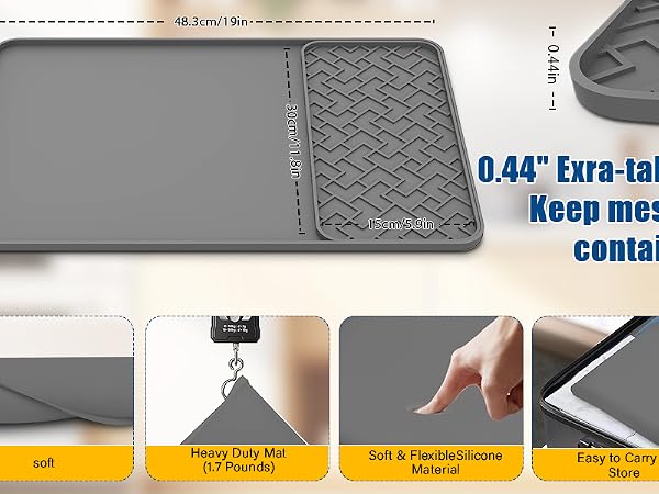 coffee mat,coffee bar mats for countertop,coffee maker mat