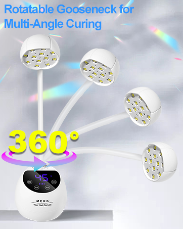 gooseneck uv nail lamp