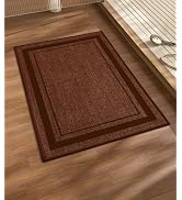 chakme Bathroom Rugs Mat 24x17, Ultra Thin Non Slip Bath Mat Small Quick Dry Absorbent Bath Mat f...