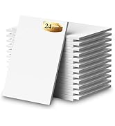 Notepads 4x6, 24 Pack Small Note Pads, Server Note Pads, Scratch Pads 4x6, White Memo Pads, 4x6 S...
