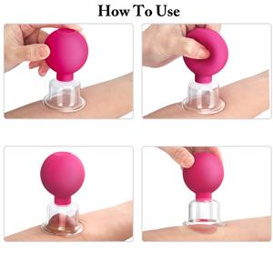 Facial Cupping Therapy Set Glass