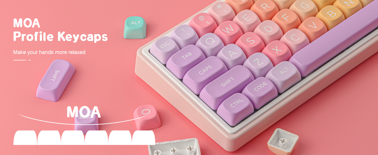 MOA Profile keycaps set